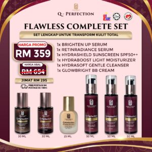 FLAWLESS COMPLETE SET - SEMUA 6 PRODUK